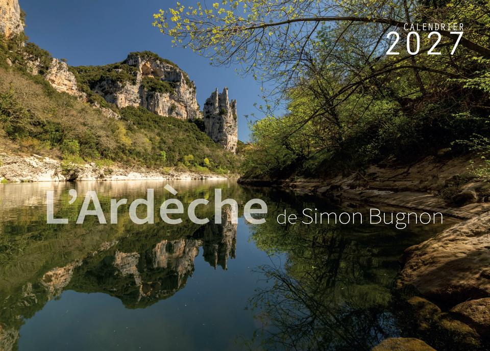 Calendrier photo l'Ardèche 2027 de Simon Bugnon