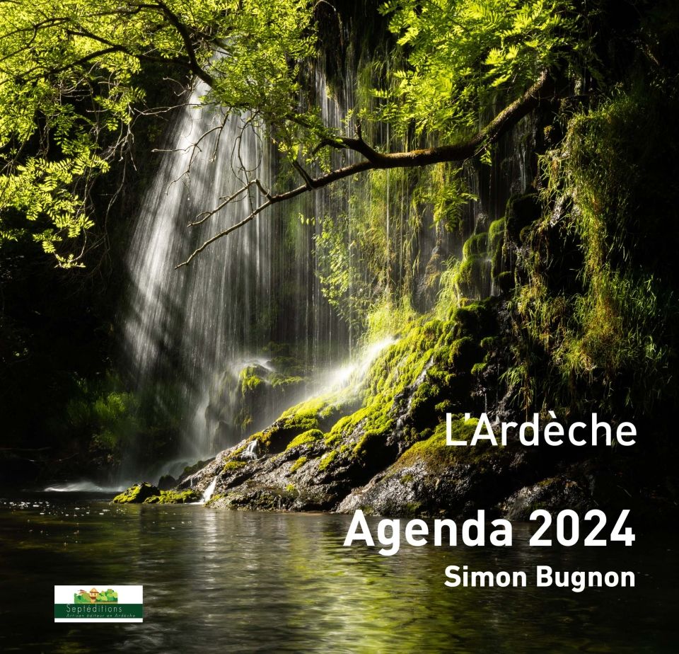 Agenda photo l'Ardèche 2024 de Simon Bugnon