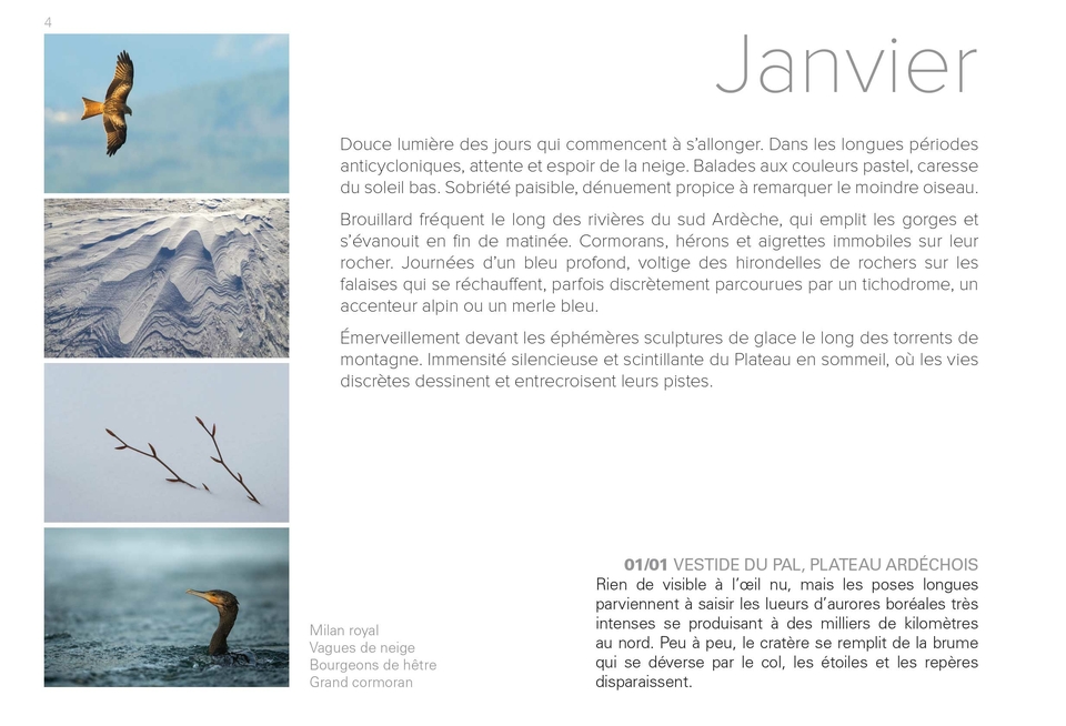 Ardèche intime - une éphéméride sauvage