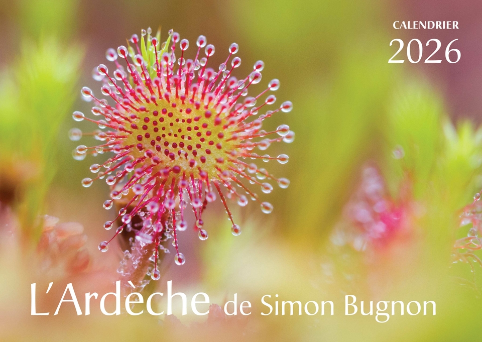 Calendrier photo l'Ardèche 2026 de Simon Bugnon
